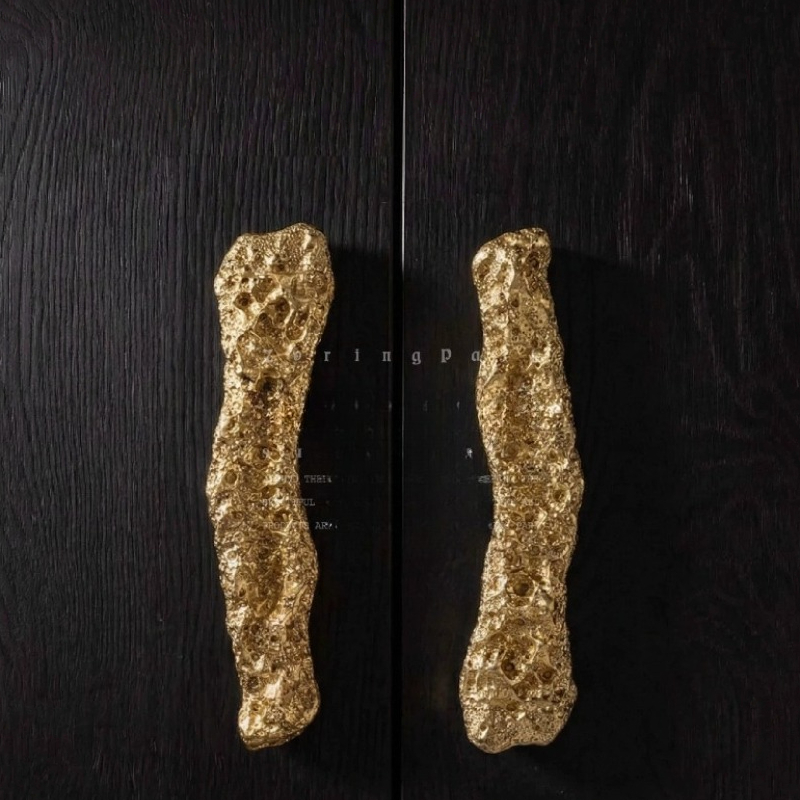 Unique Furniture Hardware - Aksesoris Kabinet Aluminium Kuningan, Gagang Pintu