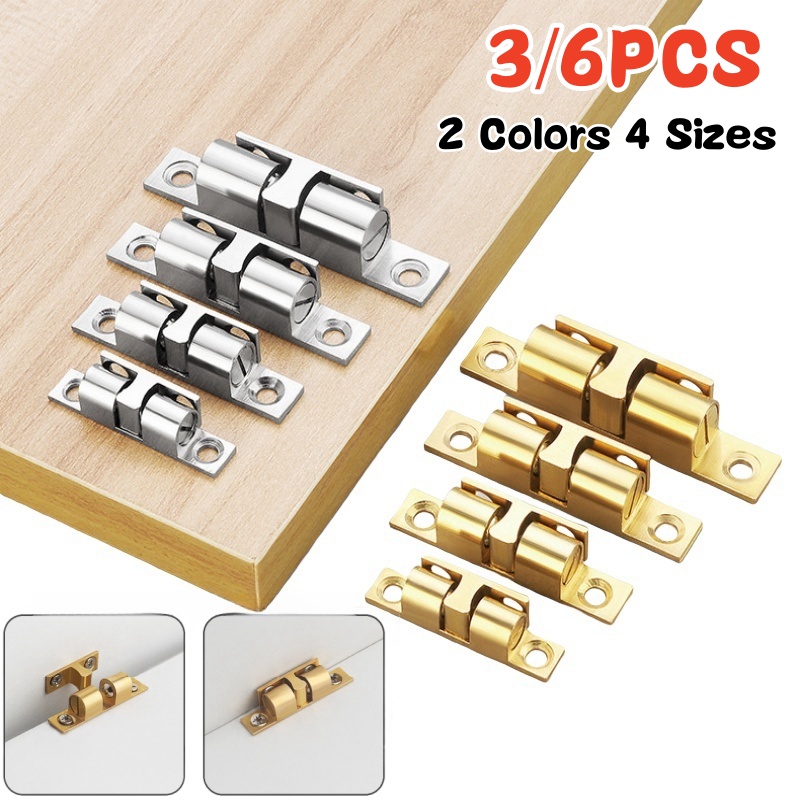 Furniture Hardware Brass - 3/6 Buah Penangkap Bola Pintu Lemari