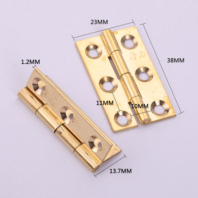 Furniture Hardware Brass - 2 Buah/Lot Engsel Furnitur Kuningan 38