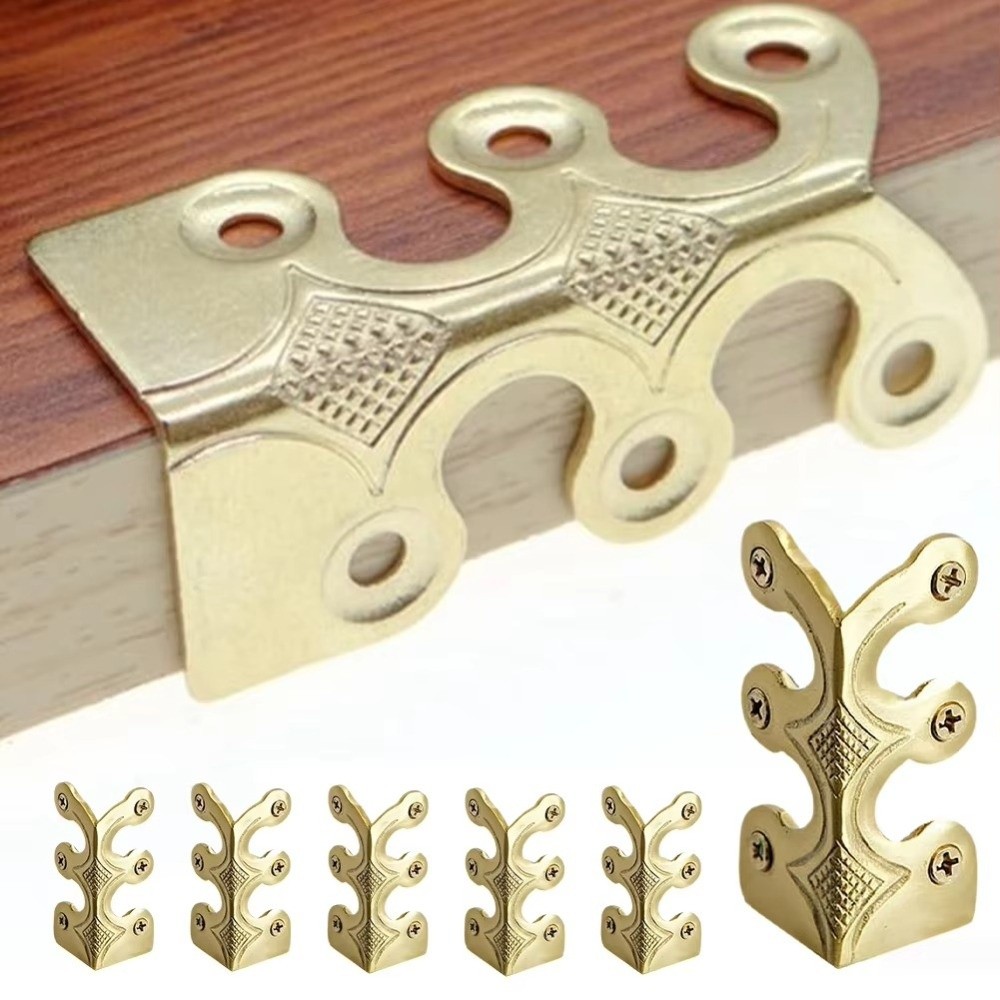 Furniture Hardware Brass - Pelindung Sudut Furnitur Retro Universal, Pelindung