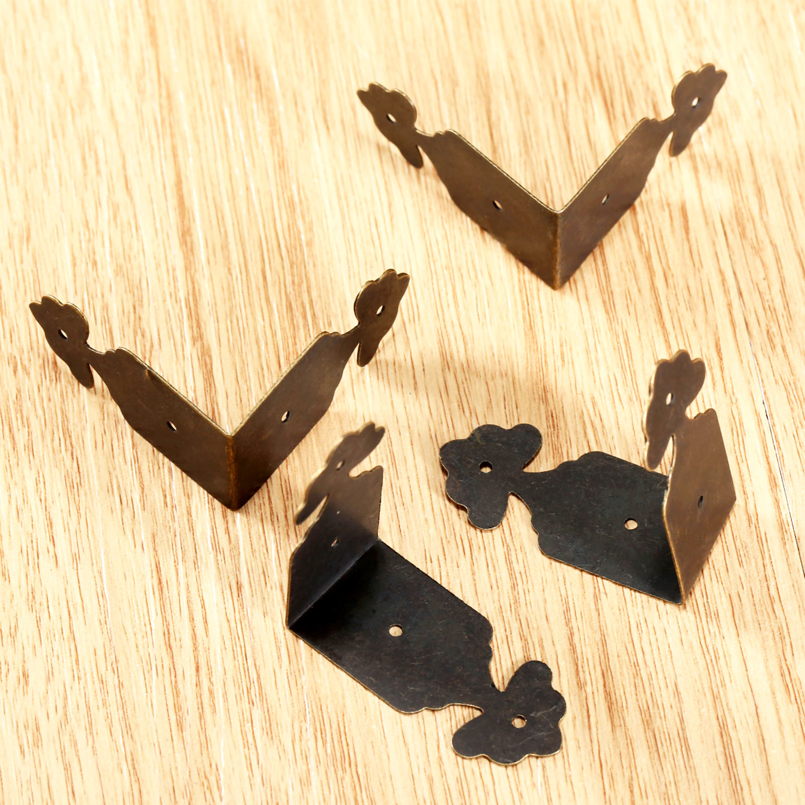 4 Pcs Dekoratif Pelindung Sudu - Furniture Hardware Antique ulasan dan harga
