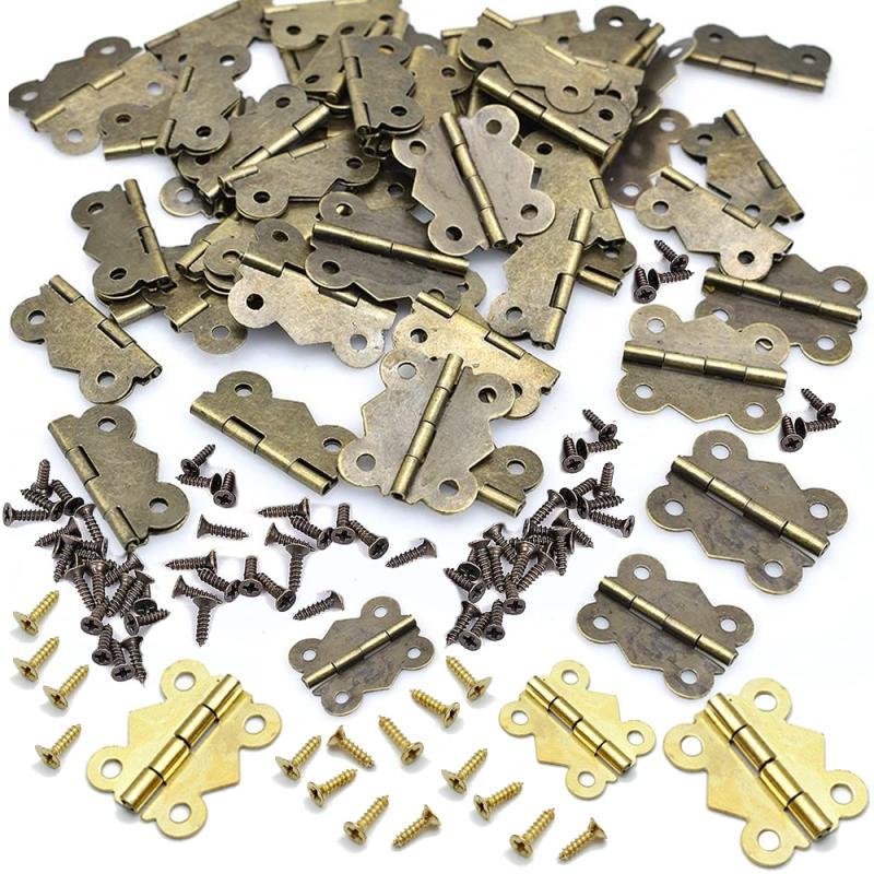 10/20 Buah Engsel dengan Sekru - Furniture Hardware Antique ulasan dan harga