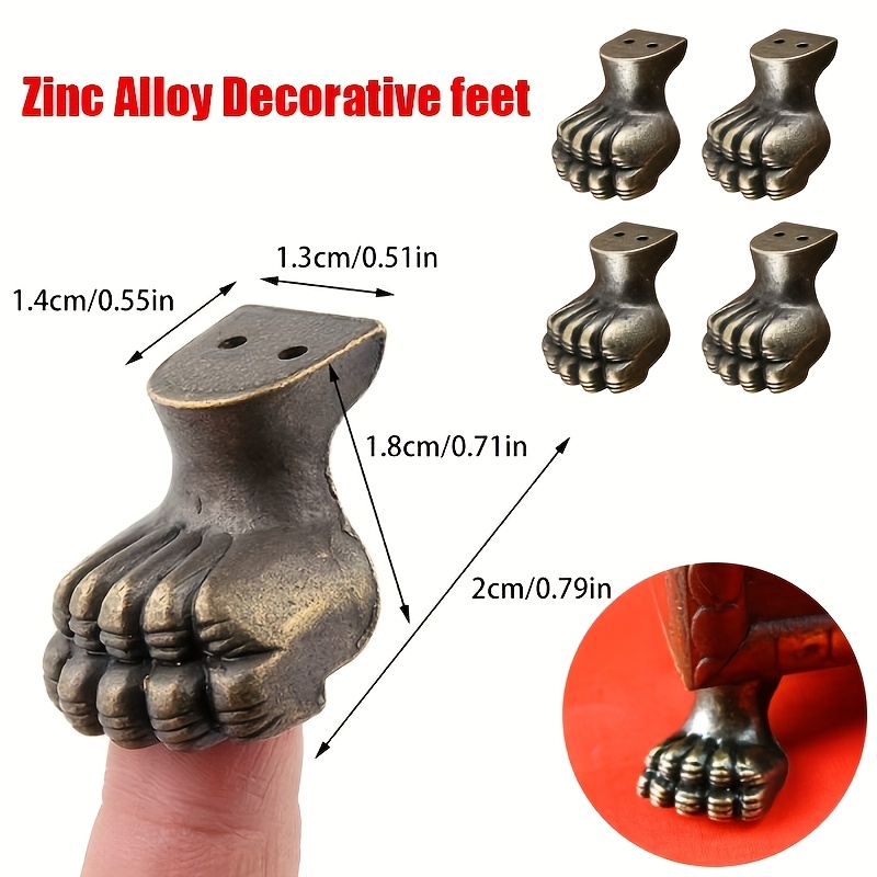 8pcs Kaki Antik Kuningan untuk - Furniture Hardware Antique ulasan dan harga