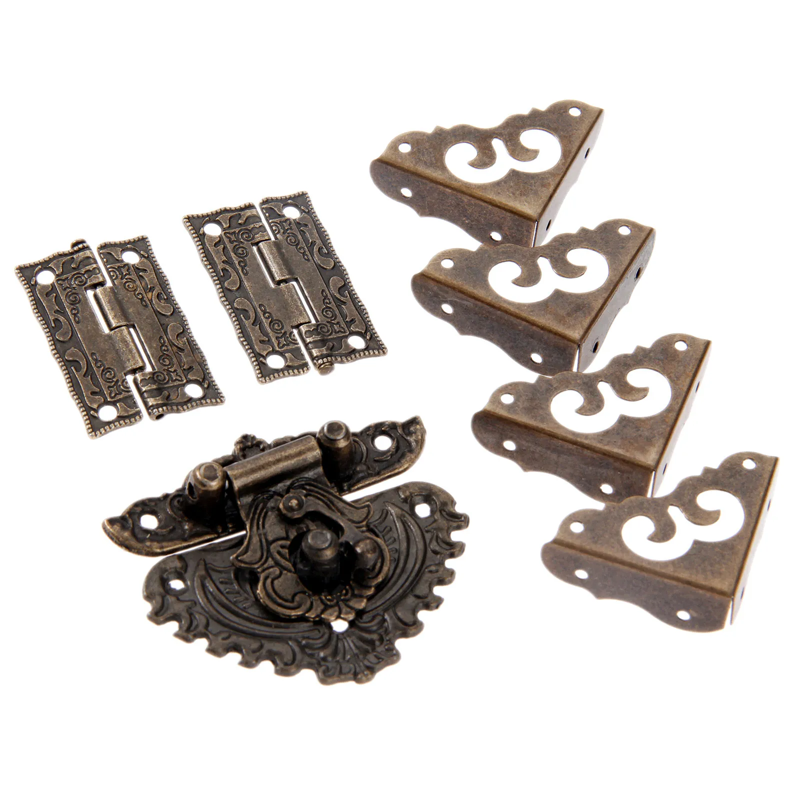 7 Buah/Set Gembok Perunggu Ant - Furniture Hardware Antique ulasan dan harga