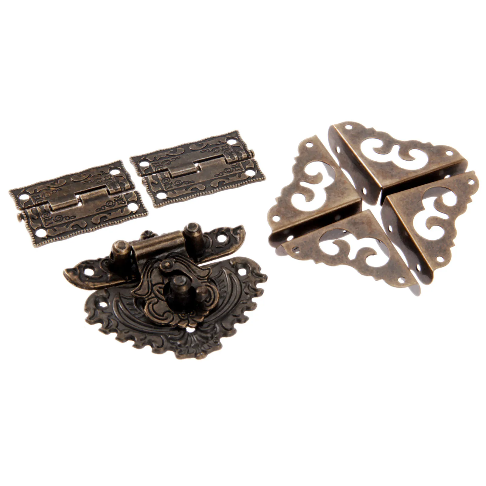 7 Buah/Set Gembok Perunggu Ant - Furniture Hardware Antique ulasan dan harga