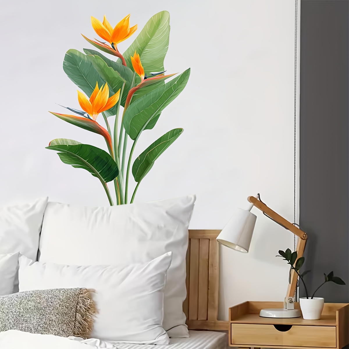 1 Buah Stiker Dinding Daun Hut - Furniture Paradise & Hardware Ghaziabad ulasan dan harga